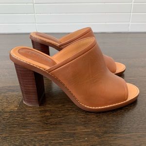 J. Crew leather mules